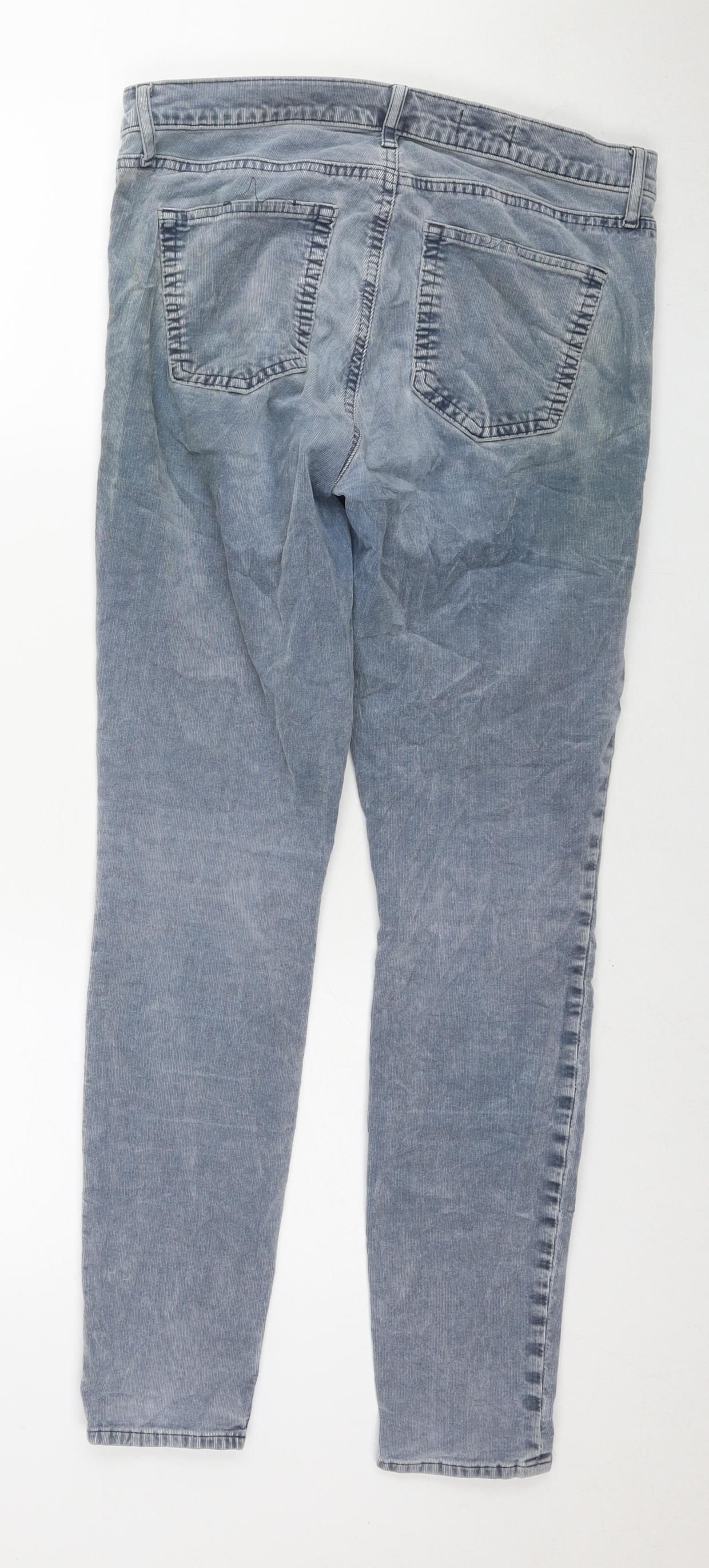 Womens UK Size 30 in Gap Regular Fit  Blue Trousers