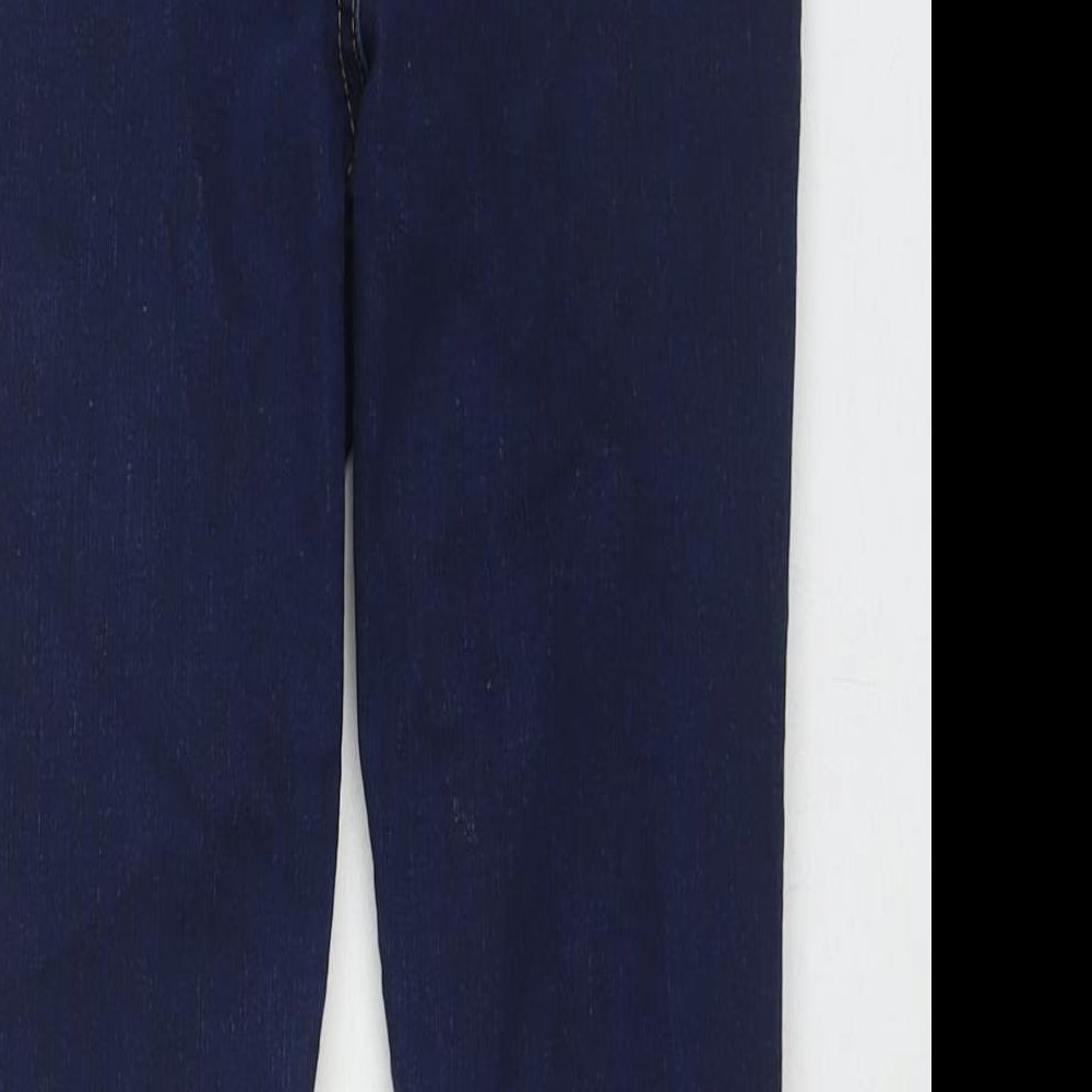 Womens UK Size 8 Papaya Regular Fit Skinny Blue Jeans