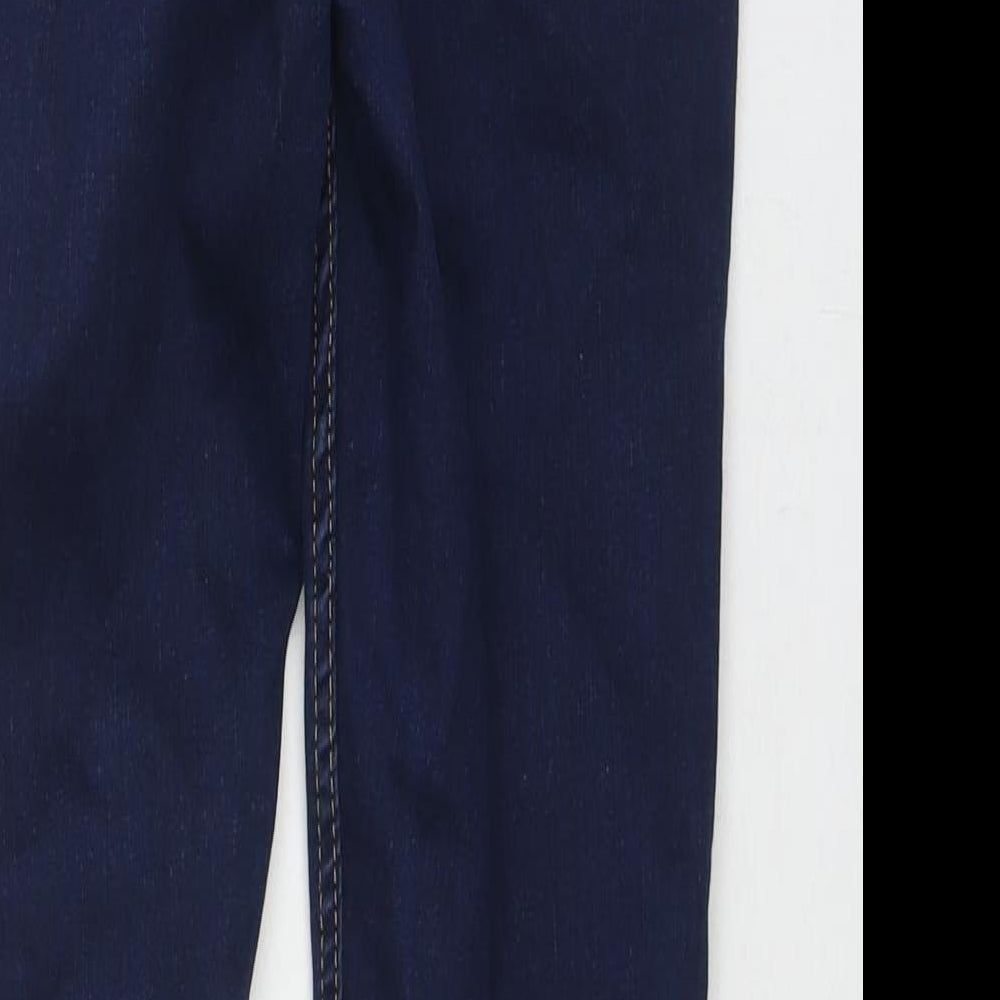 Womens UK Size 8 Papaya Regular Fit Skinny Blue Jeans
