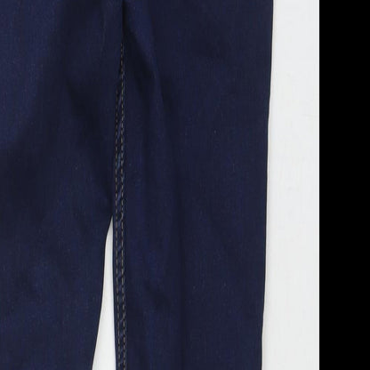 Womens UK Size 8 Papaya Regular Fit Skinny Blue Jeans