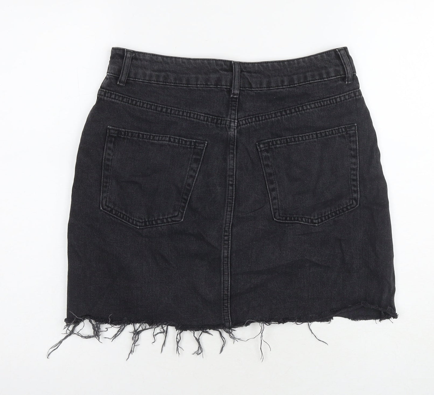 Womens UK Size 10 Topshop A-Line Denim Skirt
