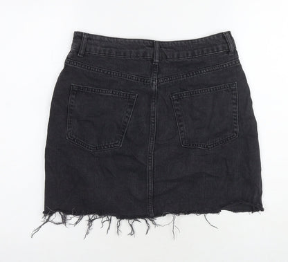 Womens UK Size 10 Topshop A-Line Denim Skirt