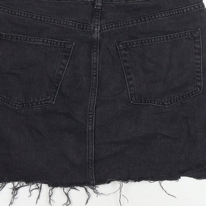 Womens UK Size 10 Topshop A-Line Denim Skirt
