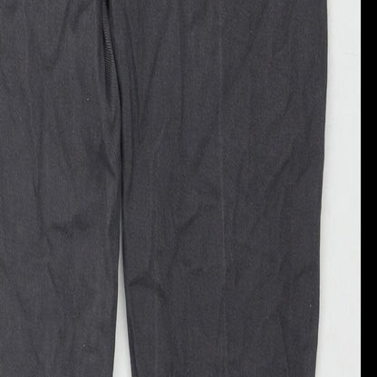 Denim & Co. Mens Grey Cotton Straight Jeans Size 30 in L32 in Regular Zip