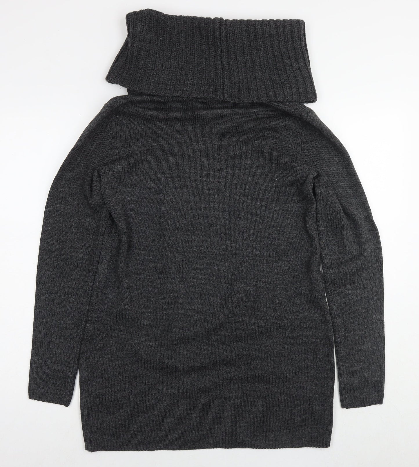 Womens UK Size S H&M Grey Tunic Jumper