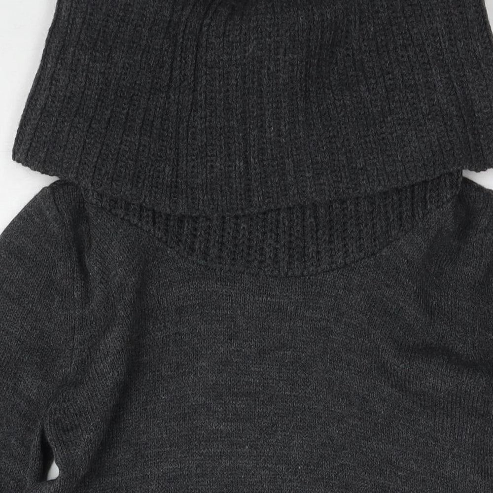 Womens UK Size S H&M Grey Tunic Jumper