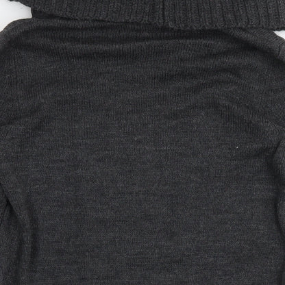 Womens UK Size S H&M Grey Tunic Jumper