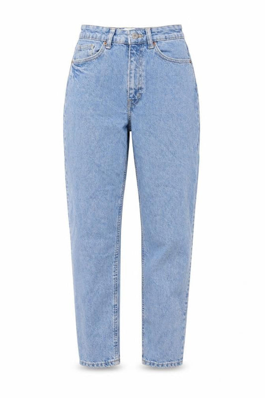 Womens UK Size 8 H&M Regular Fit Mom Blue Jeans
