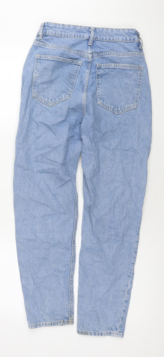 Womens UK Size 8 H&M Regular Fit Mom Blue Jeans