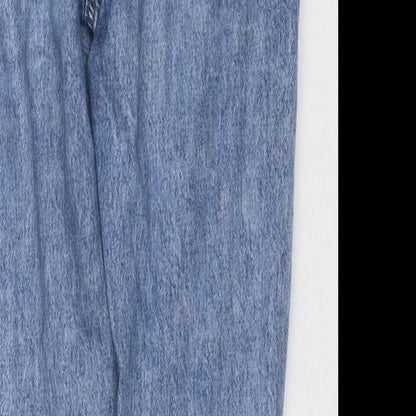 NEXT Girls Blue Cotton Jegging Jeans Size 11 Years L24 in Regular Pullover
