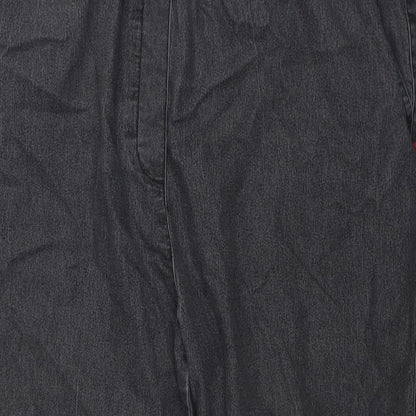 Mian Womens Grey Cotton Capri Jeans Size 24 L20 in Regular