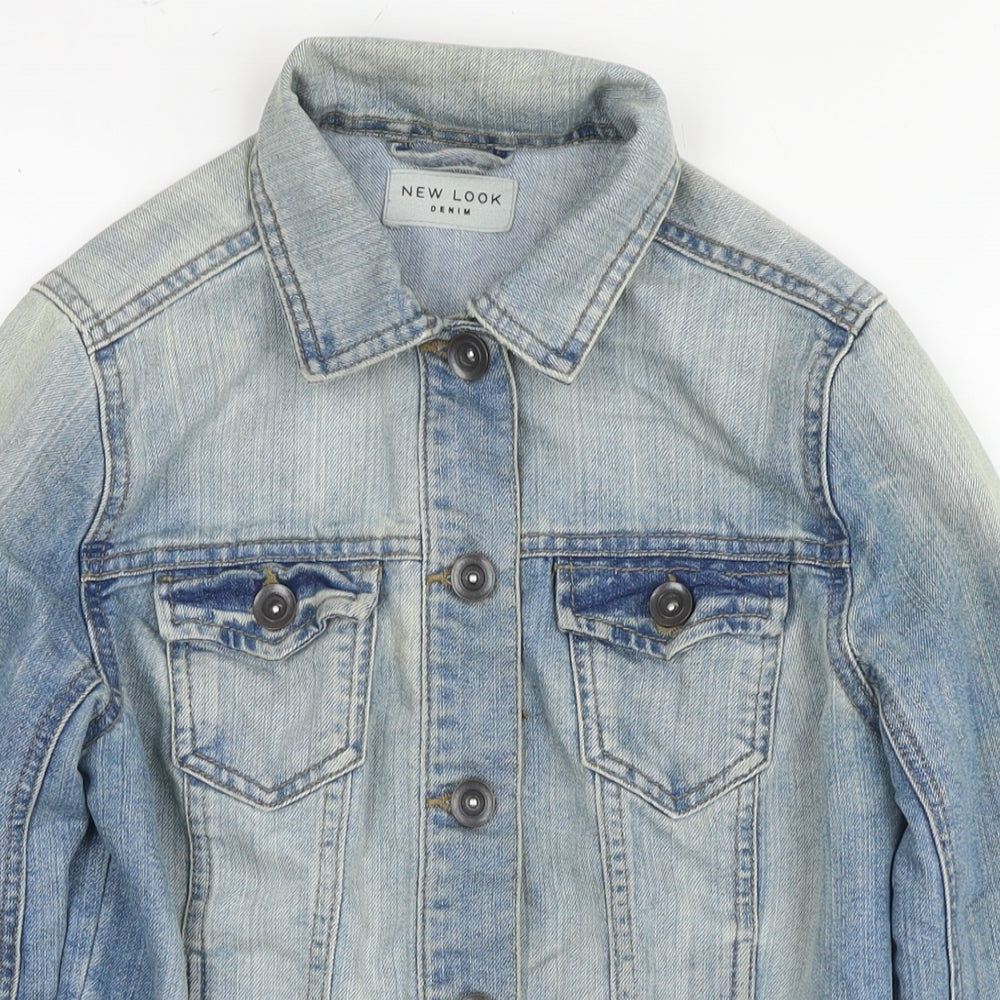 Womens UK Size 8 New Look Blue Jacket