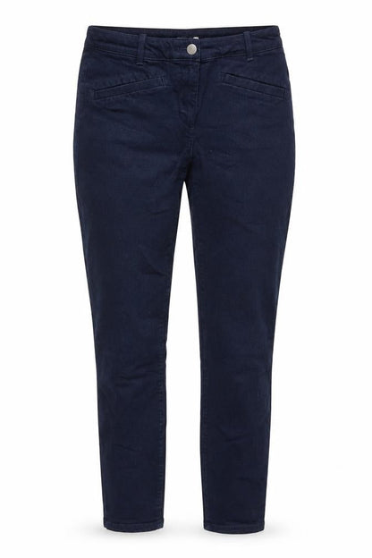 Womens UK Size 8 Gap Regular Fit Cropped Blue Jeans