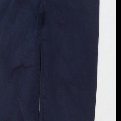 Gap Womens Blue Cotton Cropped Jeans Size 8 L26 in Regular Zip