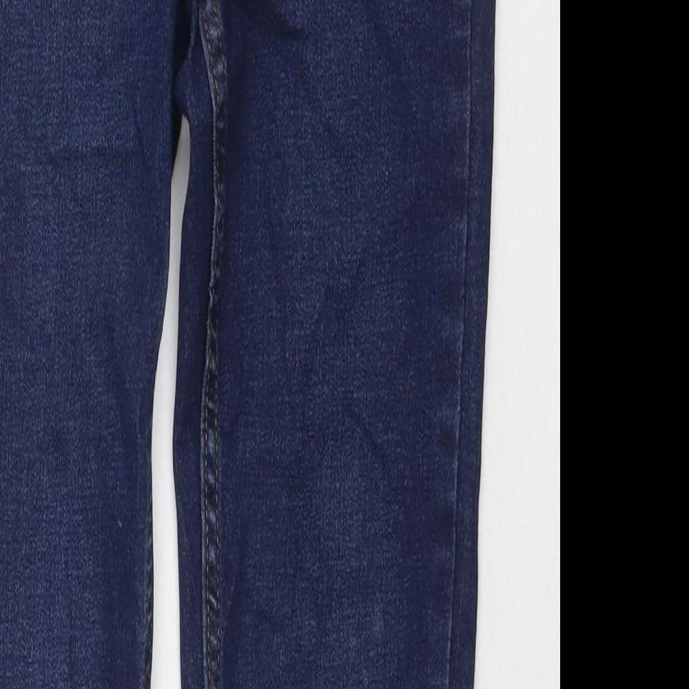 New Look Womens Blue Cotton Jegging Jeans Size 6 L27 in Regular