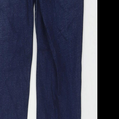 New Look Womens Blue Cotton Jegging Jeans Size 6 L27 in Regular