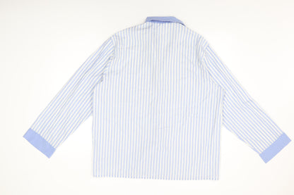 Womens UK Size L St Michael White Basic Button-Up