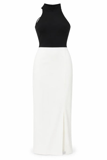 Missguided Womens White Polyester Maxi Size 6 Round Neck Zip