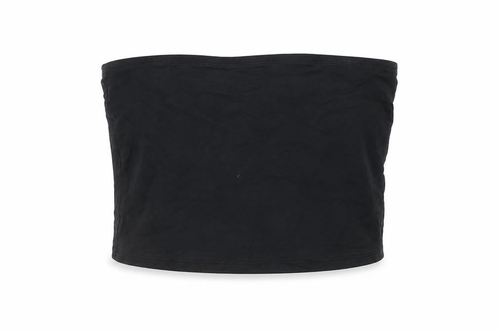Womens UK Size M New Look Black Basic T-Shirt