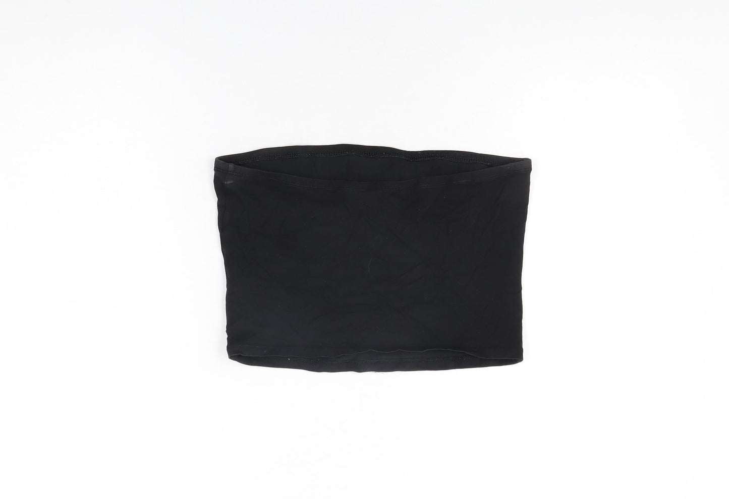 Womens UK Size M New Look Black Basic T-Shirt