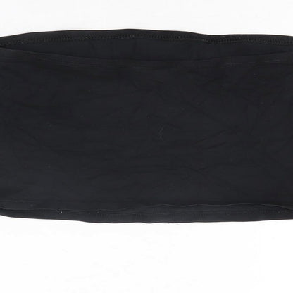 Womens UK Size M New Look Black Basic T-Shirt
