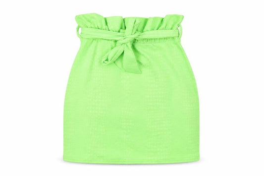 Stylewise Womens Green Geometric Polyester Mini Skirt Size 8