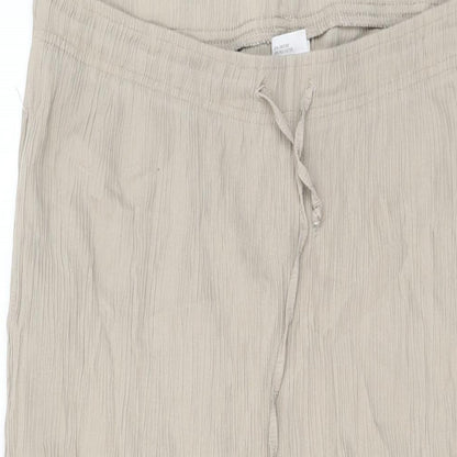 Womens UK Size 22 Damart Regular Fit  Beige Trousers