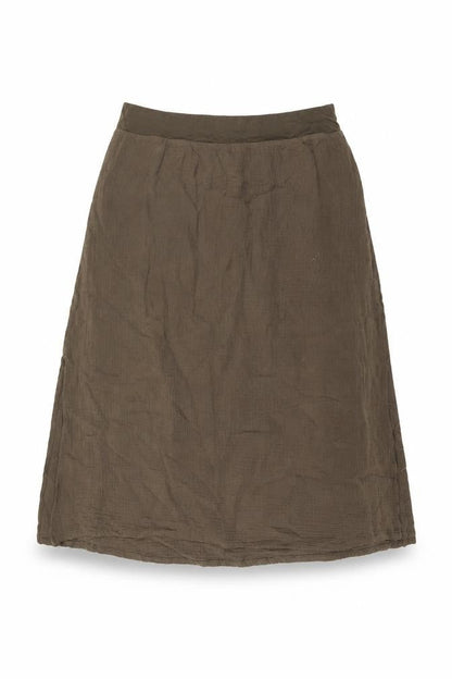 Purejill Womens Brown Polyester Swing Skirt Size M