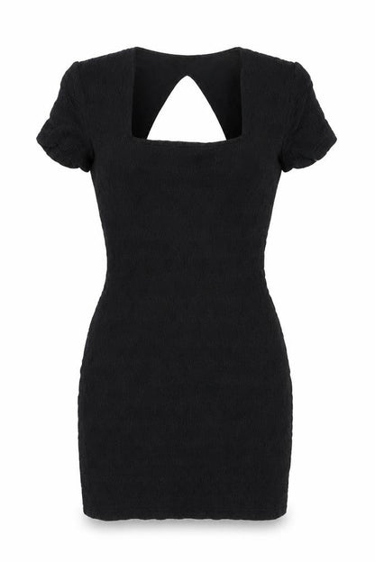 Joseph Ribkoff Womens Black Nylon Bodycon Size 10 Square Neck Pullover
