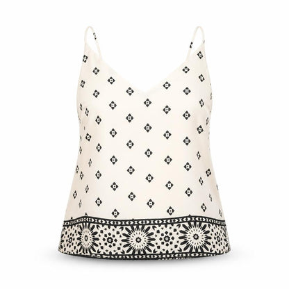 Womens UK Size M H&M Ivory Camisole Button-Up