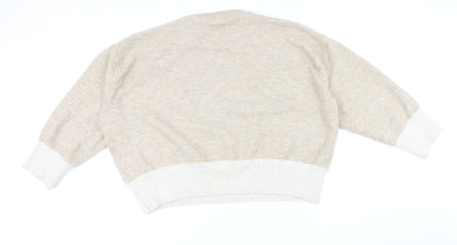 Womens UK Size XL H&M Beige Pullover Jumper