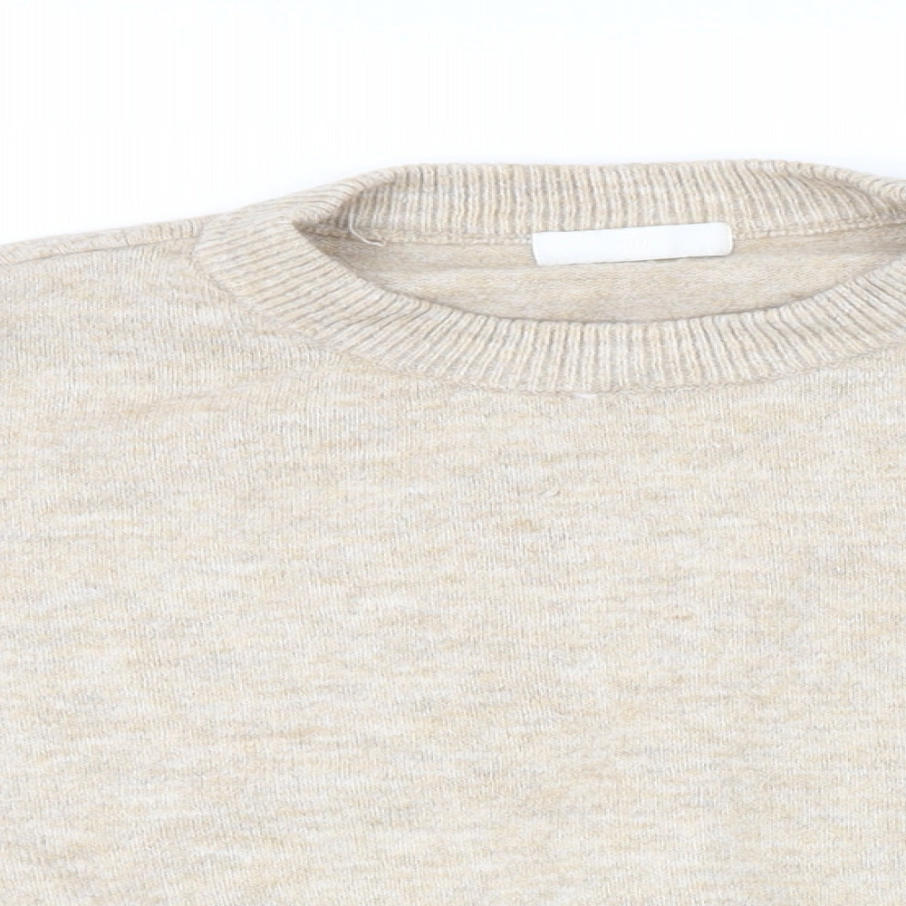 Womens UK Size XL H&M Beige Pullover Jumper