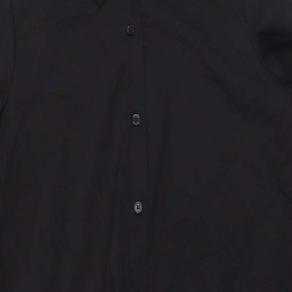 Womens UK Size One Size Nasty Gal Black Basic Button-Up