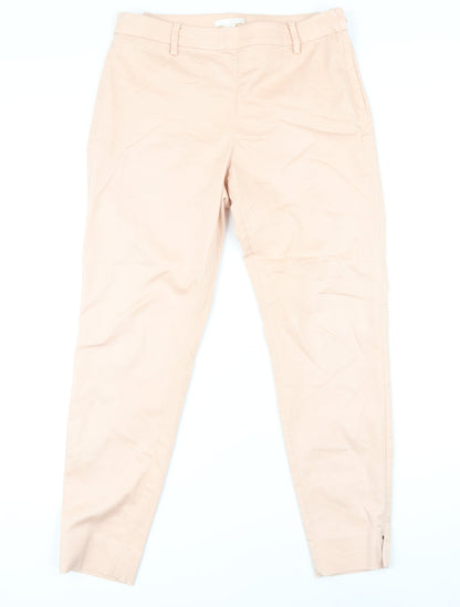 Womens UK Size 10 H&M Regular Fit  Pink Trousers