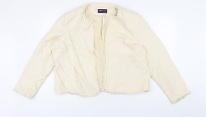 Womens UK Size 18 Marks and Spencer Ivory Jacket