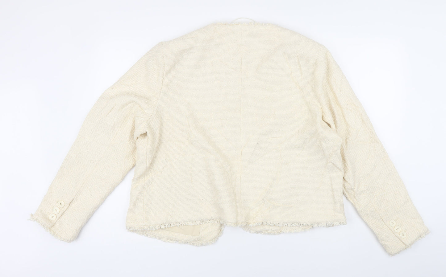 Womens UK Size 18 Marks and Spencer Ivory Jacket