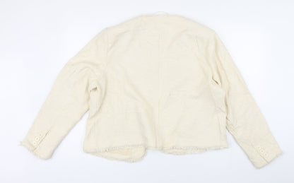Womens UK Size 18 Marks and Spencer Ivory Jacket