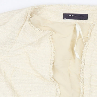 Womens UK Size 18 Marks and Spencer Ivory Jacket