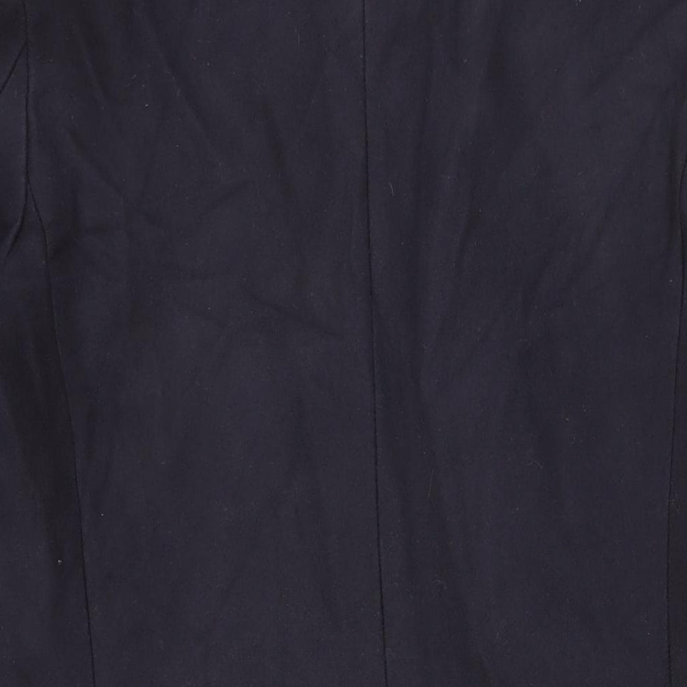 Mens UK Size M EL GANSO Blue Overcoat