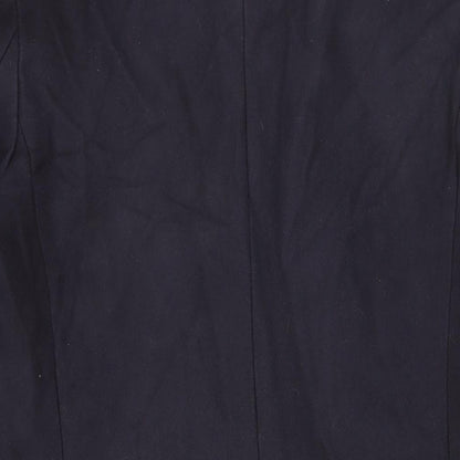 Mens UK Size M EL GANSO Blue Overcoat