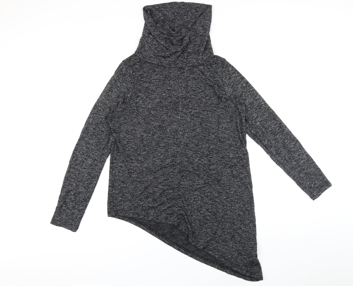 Womens UK Size 10 New Look Grey Pullover Jumper