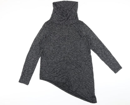 Womens UK Size 10 New Look Grey Pullover Jumper