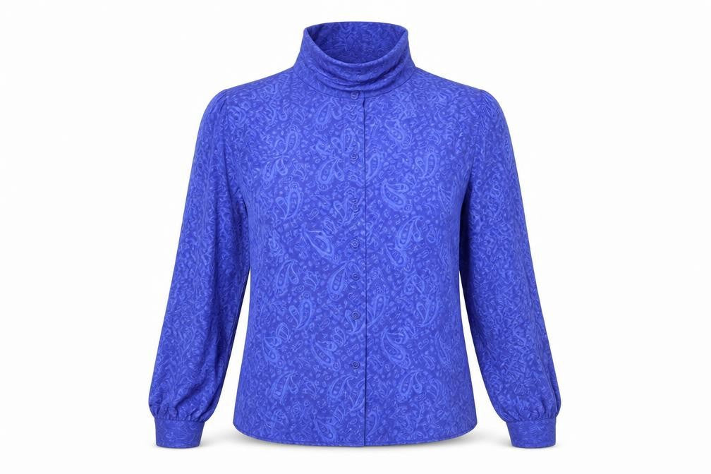 Womens UK Size 10 St Michael Blue Basic Button-Up