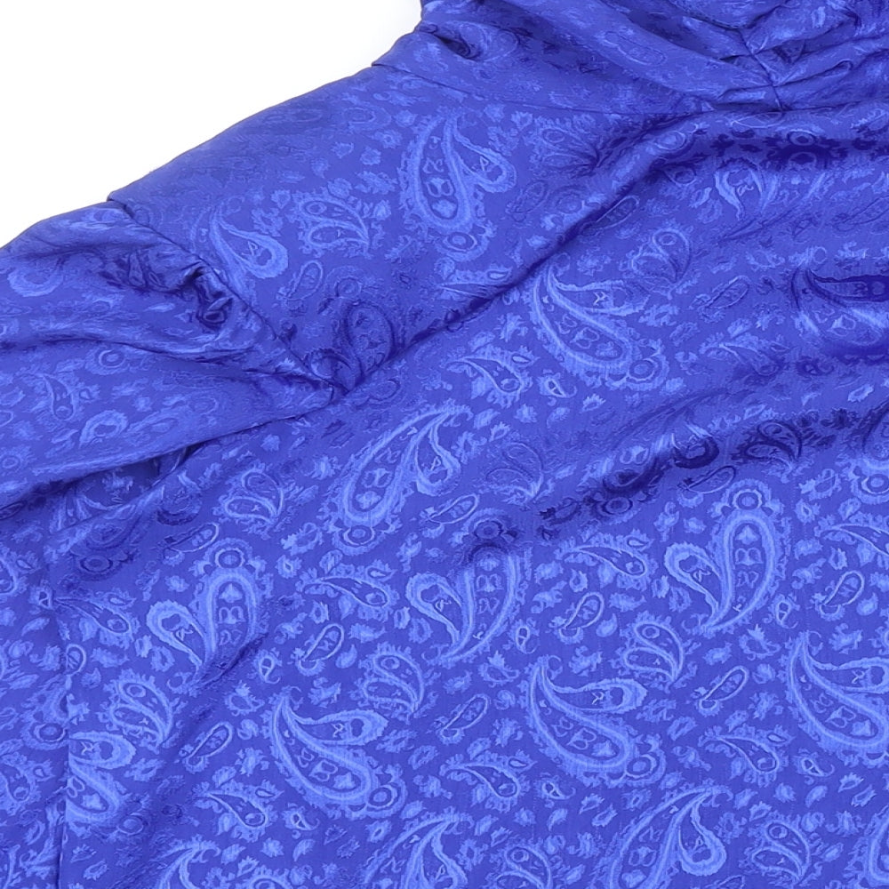 Womens UK Size 10 St Michael Blue Basic Button-Up