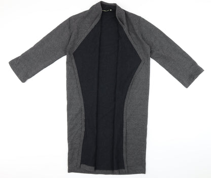 Womens UK Size 8 innocence Grey Cardigan Jumper