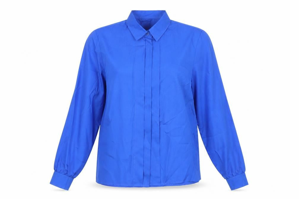 Womens UK Size 12 St Michael Blue Basic Button-Up