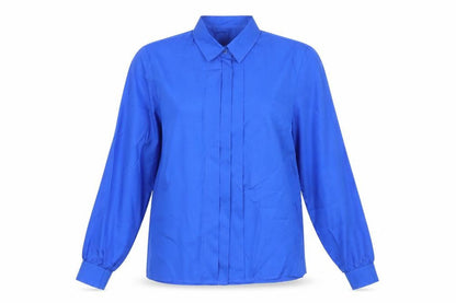 Womens UK Size 12 St Michael Blue Basic Button-Up
