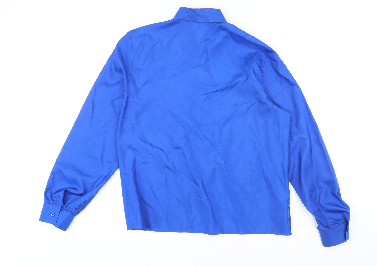 Womens UK Size 12 St Michael Blue Basic Button-Up