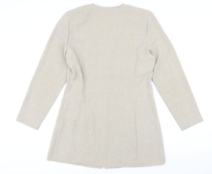 Legacy Womens Beige Jacket Size 10 Button