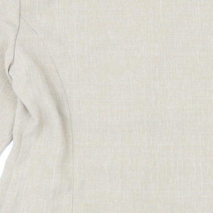 Legacy Womens Beige Jacket Size 10 Button